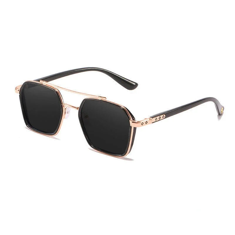 Fashion Polarized Square Metal Sunglasses Women Men Trending Products Polaroid Car Driving Glasses Double Beam Oculos Masculino