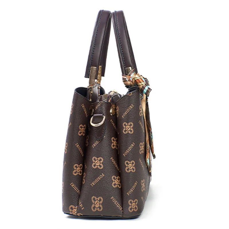 New Woman shoulder bag Large capacity Handbag for Women 2025 Crossbody bag pattern PU Portable bucket bag ladies messenger bags