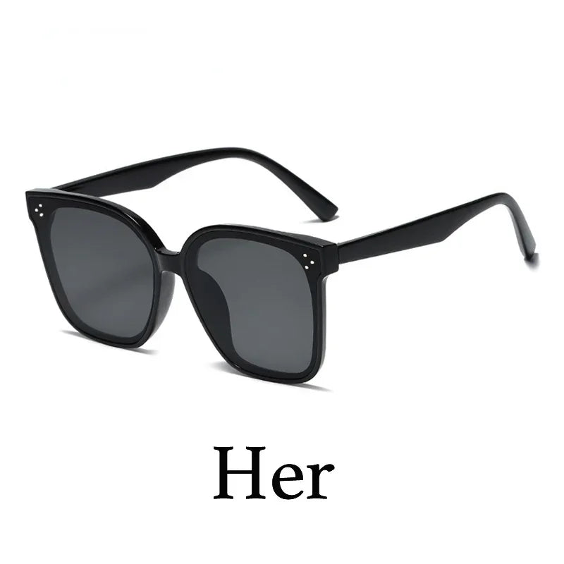 SZTZX New Trend Sunglasses For Women And Men Simple Design Decorative Glasses Car Driving Eyewear Unisex Sun Glasses UV400