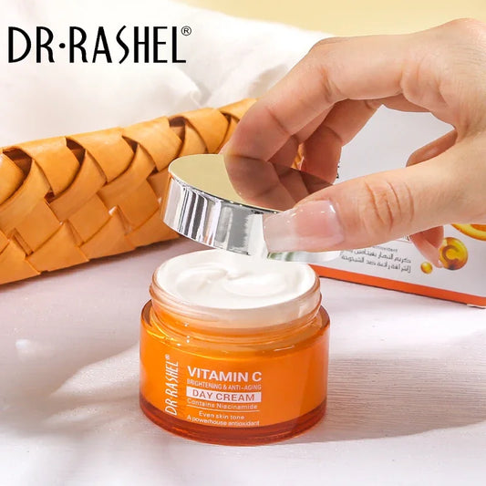 DR.RASHEL Vitamin C Brightening Face Cream - Anti-Aging Day & Night Moisturizer
