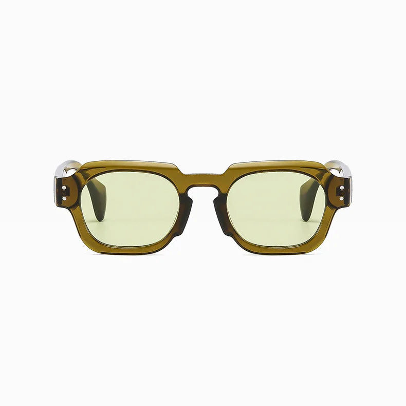 2025 Fashion Small Square Rivets Sunglasses Women Thick Frame Travel Sun Glasses Men's Ladies Sun Shades UV400 Unisex Eyewears