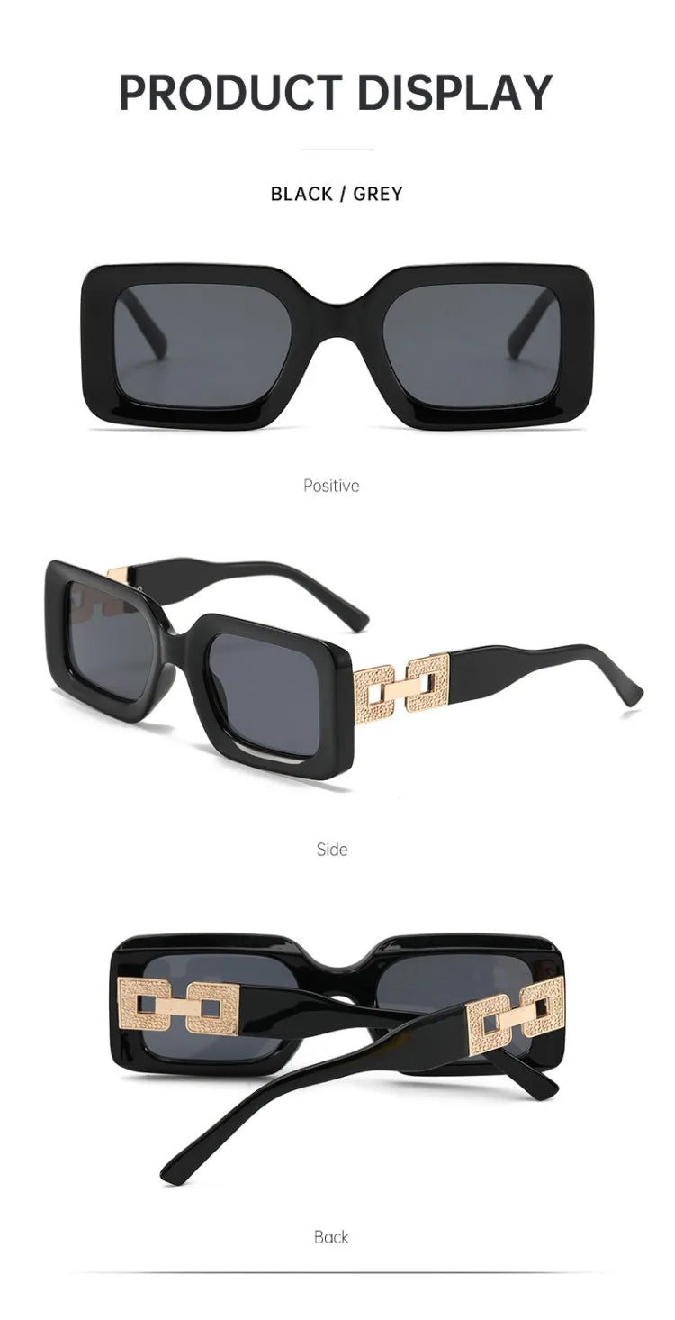 Fashion Cat's Eye Sunglasses Women Vintage Brand Design Square Sun Glasses Men UV400 Female Outdoor Travel Glasses