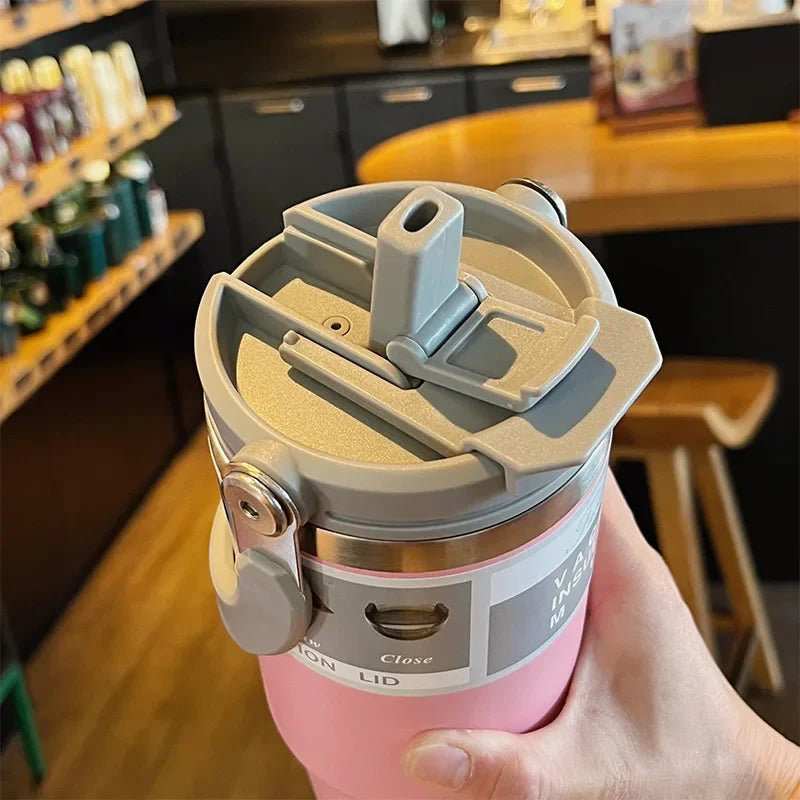 30oz Insulated Tumbler with Straw