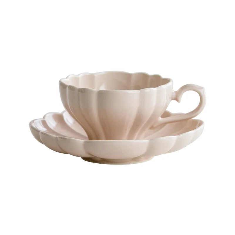 Vintage Mid-Century Ceramic Tea and Coffee Cups with Minimalist Japanese Design - Home Use Se