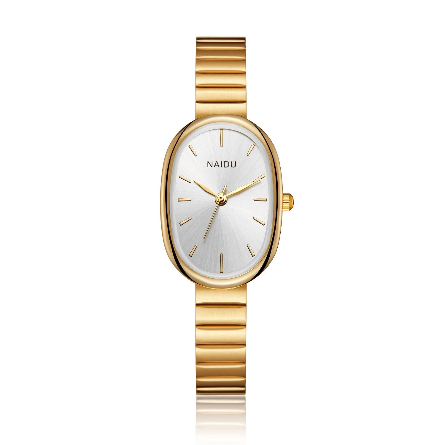 Elegant Oval Women Quartz Watch Luxury Brand Stainless Steel Band Dress Wristwatch Fashion Casual Classical Ladies Watches