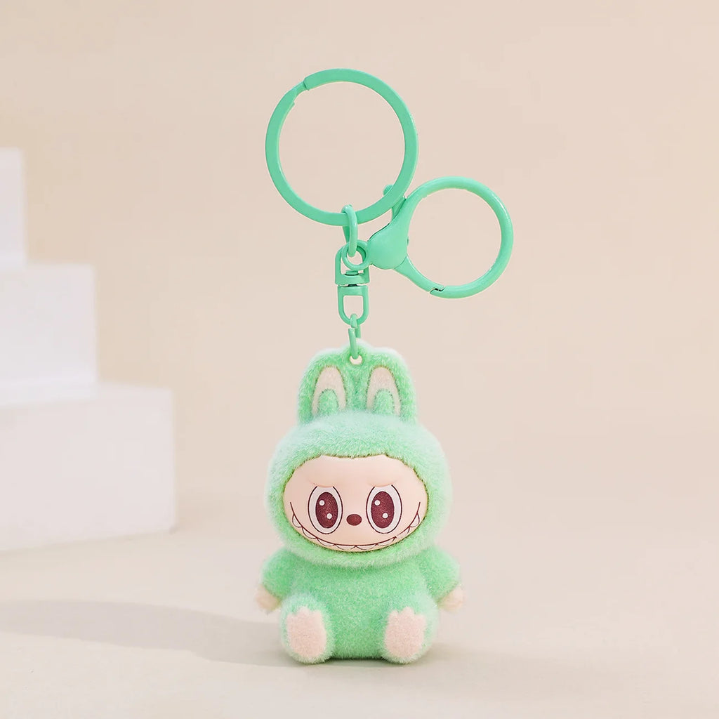 Kawaii Keychain with Bow - Cute Car & Backpack Hanging Charm for Kids