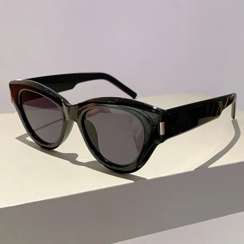 Fashion Vintage Cat Eye Sunglasses Women For Female Sun Glasses Punk Shades Luxury Brand Designer Elegant Lady Eyeglasses UV400
