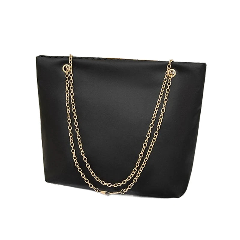 Women's Large Capacity PU Shoulder Tote Bag - Casual Crossbody Handbag