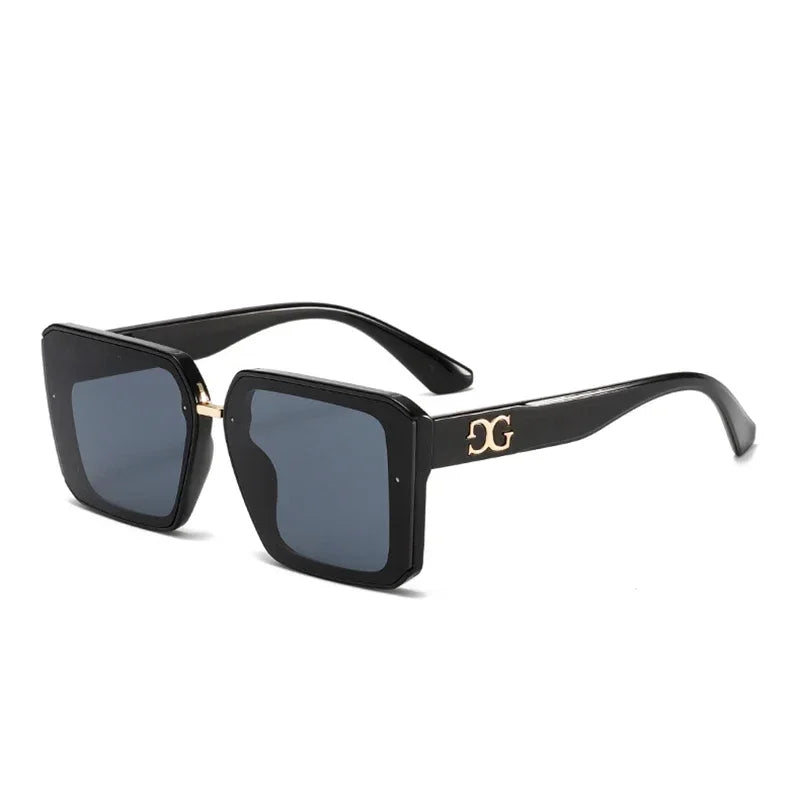 2025 New Fashion Brand Luxury Designer Sunglasses Women Square Letter Vintage Shades Glasses Summer Travel Trendy Sunglasses