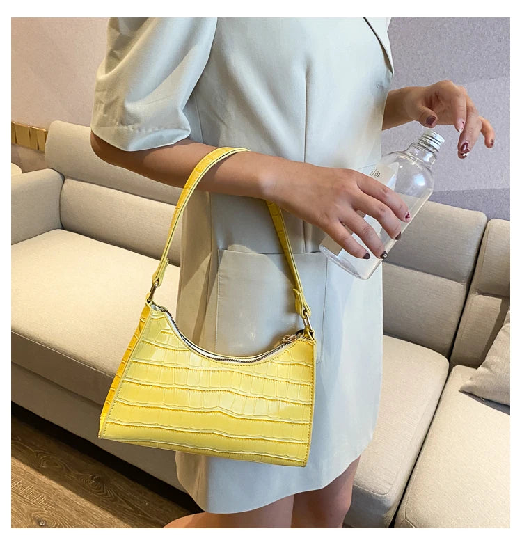 2025 Fashion Women's Bag Retro Casual Women Totes Shoulder Bags Female Leather Solid Color Chain Handbags for Women сумки