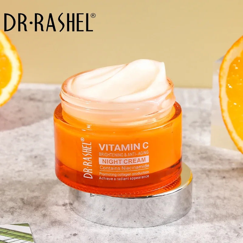 DR.RASHEL Vitamin C Brightening Face Cream - Anti-Aging Day & Night Moisturizer