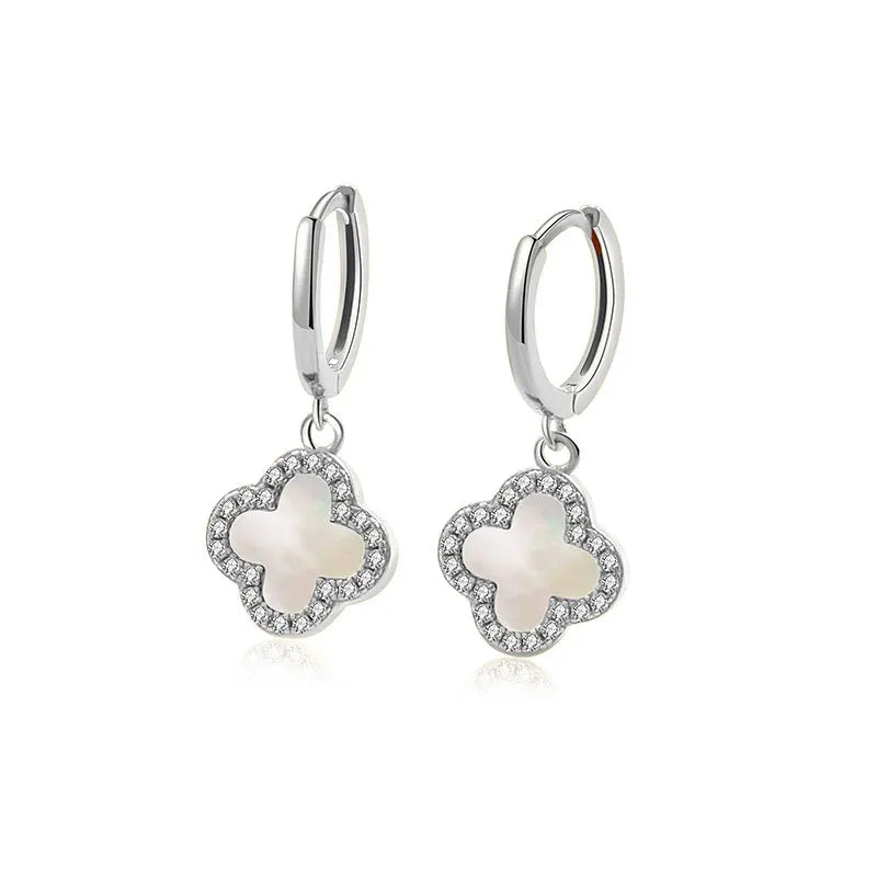 Necklaces, simple and high-end, clover necklaces, earrings, necklace sets, jewelry wholesale