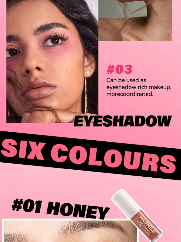 Liquid Blush & Eyeshadow Cream - 6 Colors