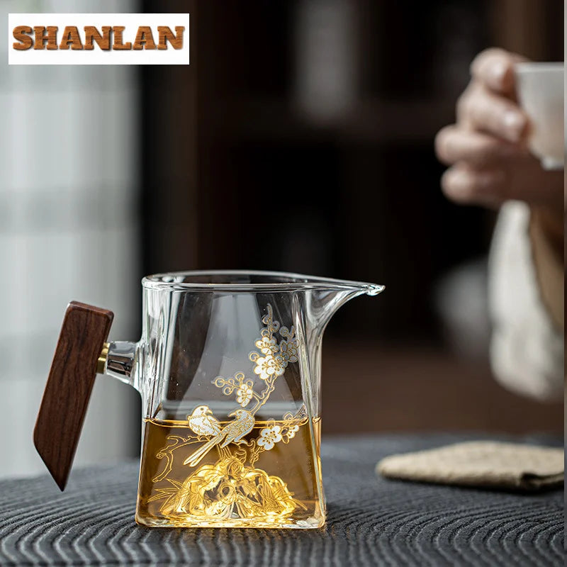 300ml Chinese Pu-erh Tea Filter Cup - Heat Resistant Teapot