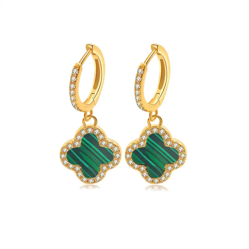 Necklaces, simple and high-end, clover necklaces, earrings, necklace sets, jewelry wholesale