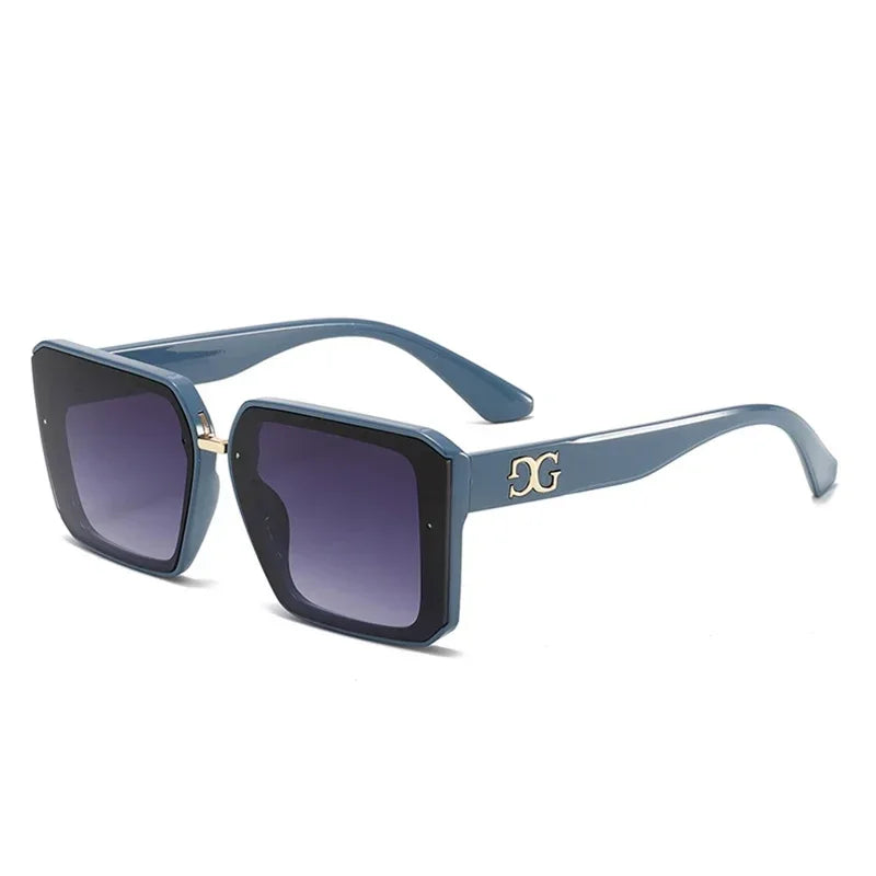 2025 New Fashion Brand Luxury Designer Sunglasses Women Square Letter Vintage Shades Glasses Summer Travel Trendy Sunglasses