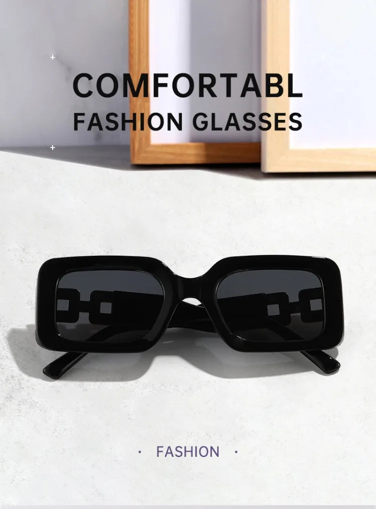 Fashion Cat's Eye Sunglasses Women Vintage Brand Design Square Sun Glasses Men UV400 Female Outdoor Travel Glasses