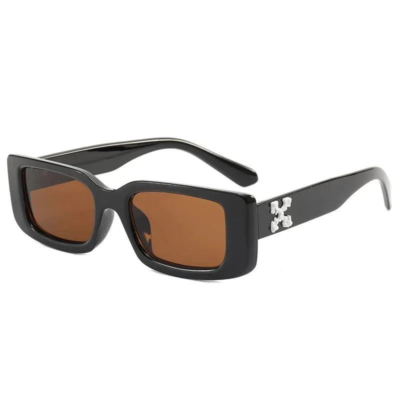 Small Square Rectangle Sunglasses Women Men Brand Shades Retro Black Sun Glasses Luxury Brand Shades UV400