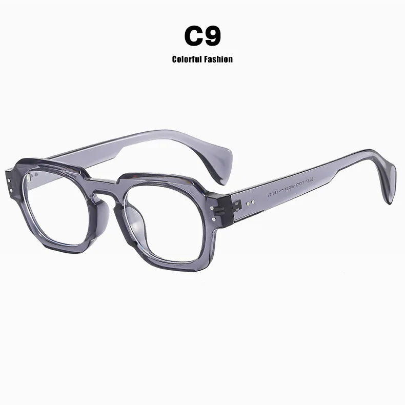 2025 Fashion Small Square Rivets Sunglasses Women Thick Frame Travel Sun Glasses Men's Ladies Sun Shades UV400 Unisex Eyewears
