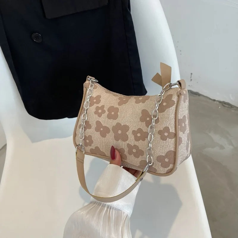 Fashion Felt Shoulder Bags for Women Small Casual Underarm Bag Female Hand Crossbody Bags for Women