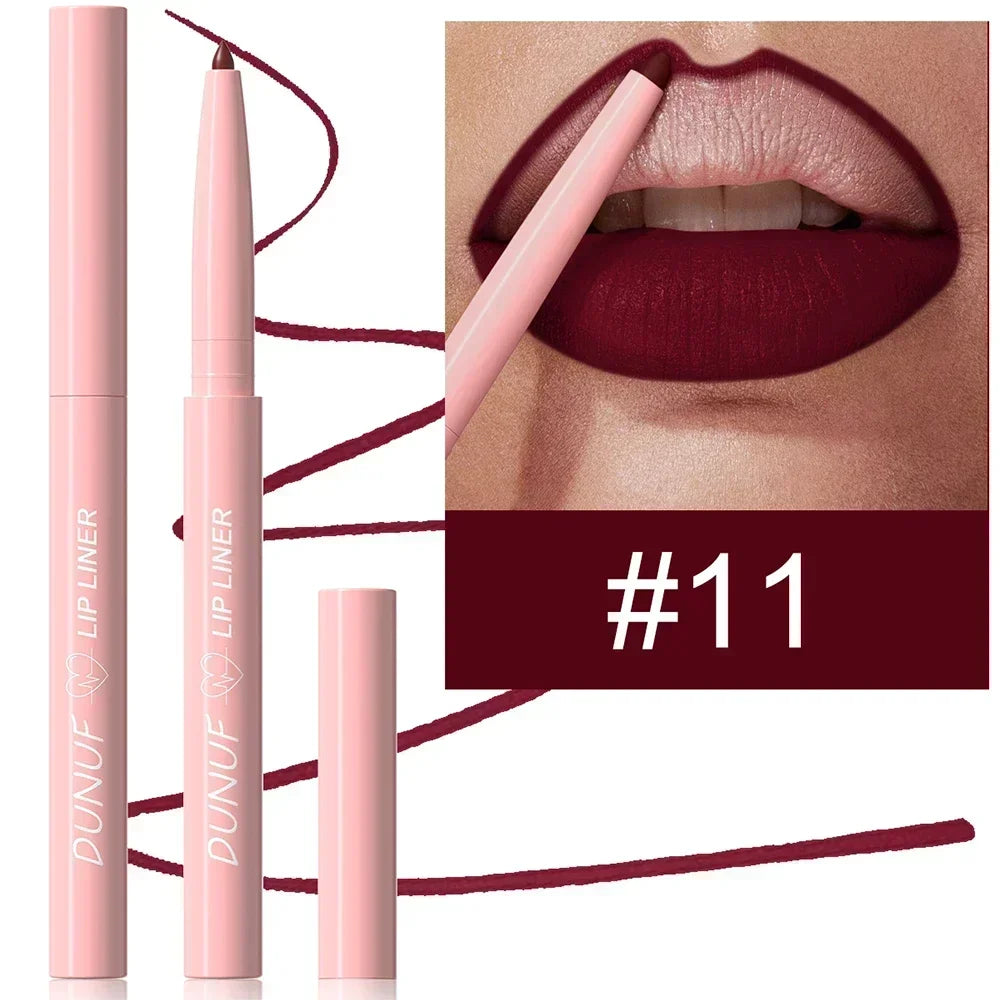 Waterproof Matte Lip Liner - Red Brown