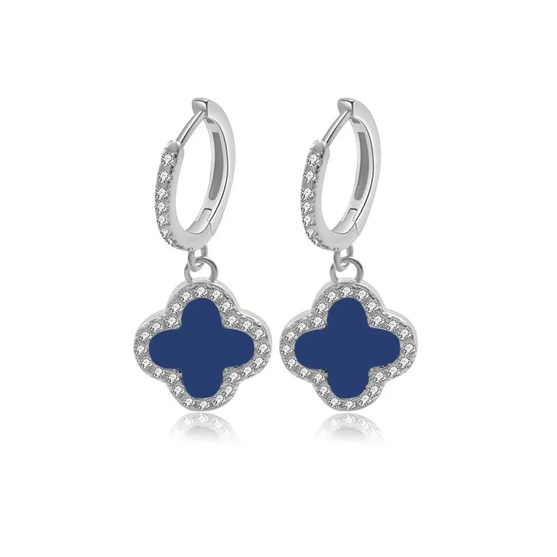 Necklaces, simple and high-end, clover necklaces, earrings, necklace sets, jewelry wholesale
