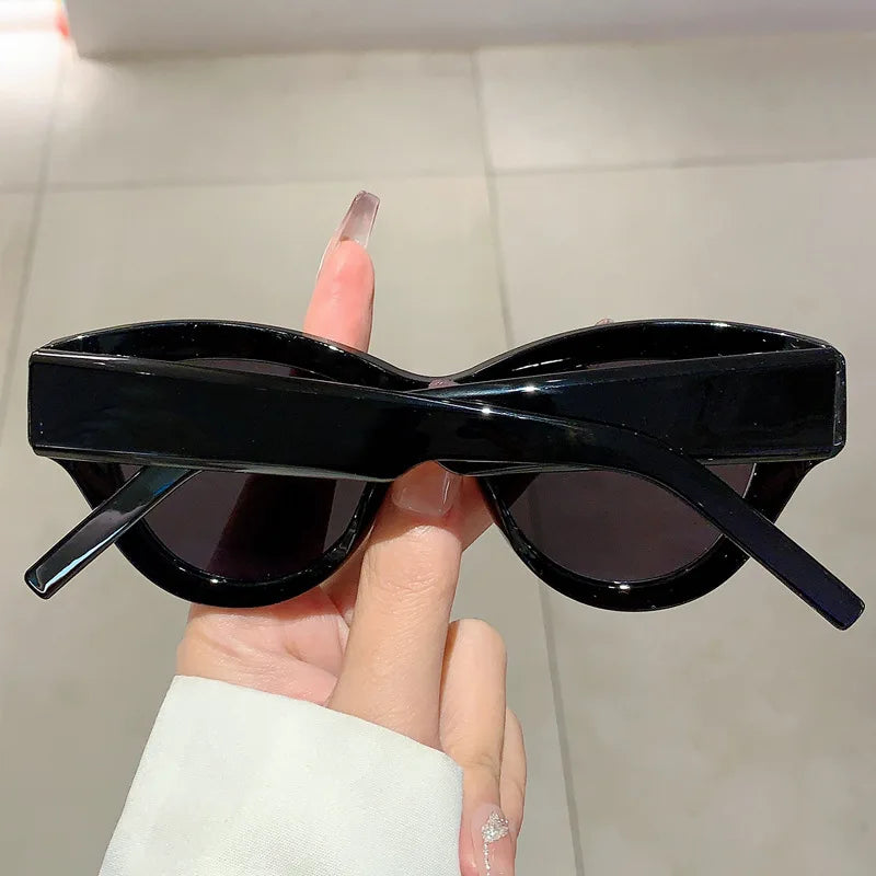 Fashion Vintage Cat Eye Sunglasses Women For Female Sun Glasses Punk Shades Luxury Brand Designer Elegant Lady Eyeglasses UV400