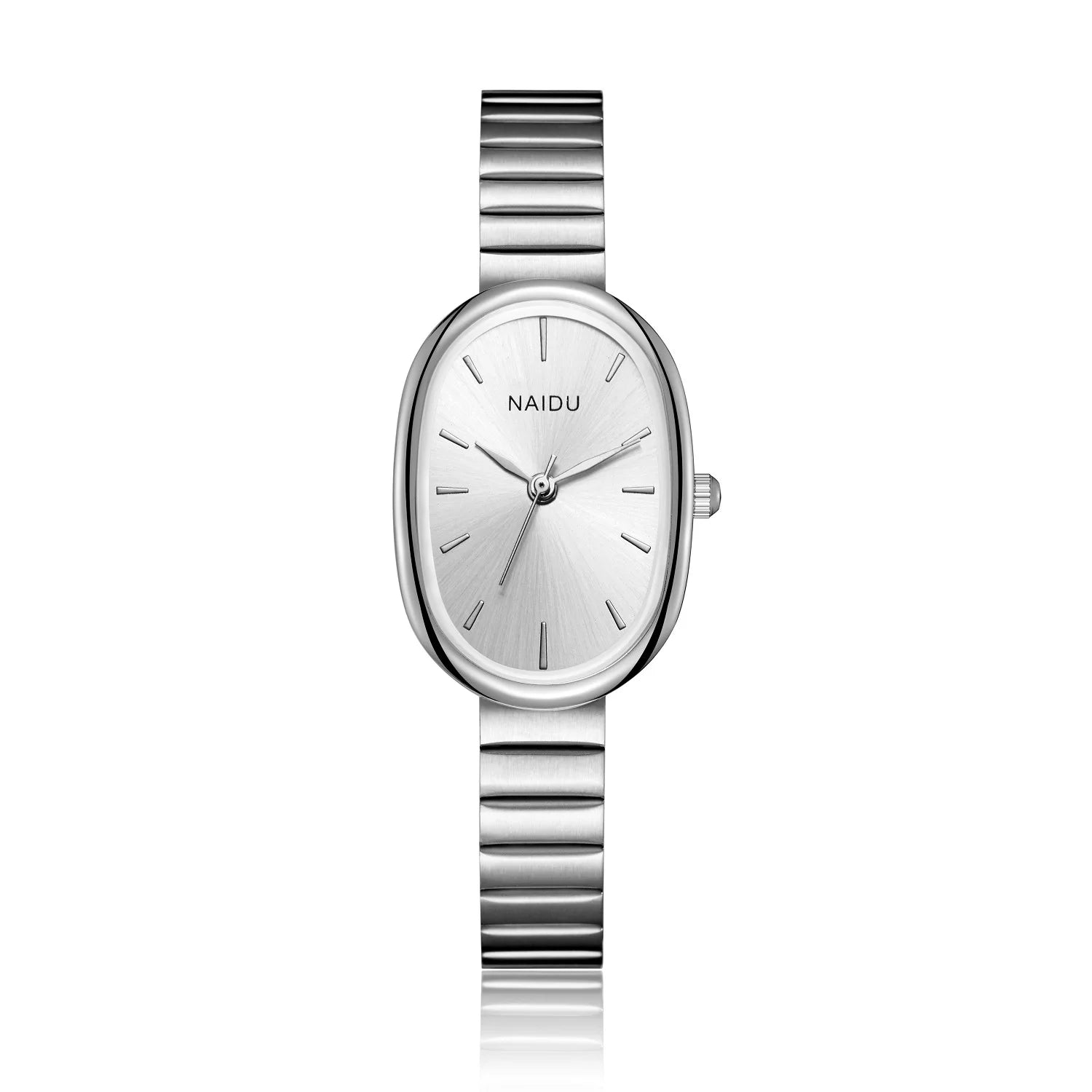 Elegant Oval Women Quartz Watch Luxury Brand Stainless Steel Band Dress Wristwatch Fashion Casual Classical Ladies Watches