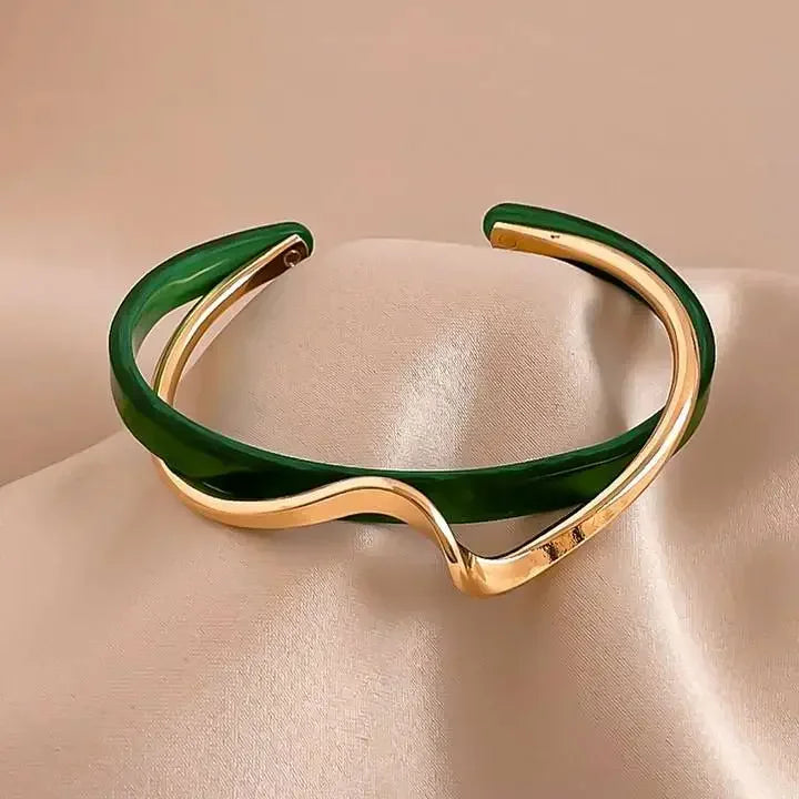 Stainless Steel Fritillaria Roman Round Light Luxury Plate Elegant Charming Golden Gril Fashion Bracelet Evening Jewelry Gift