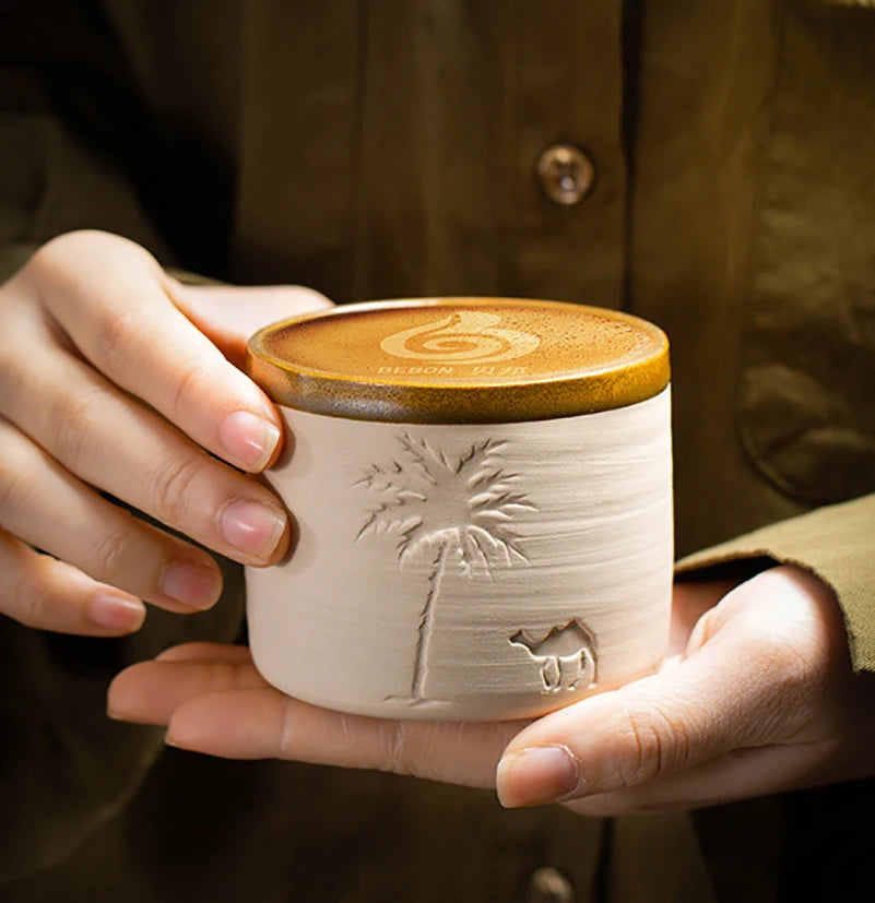 Coarse pottery espresso cup,Ceramic Mug, Simple & High-Grade Coffee Cup, Milk Cup