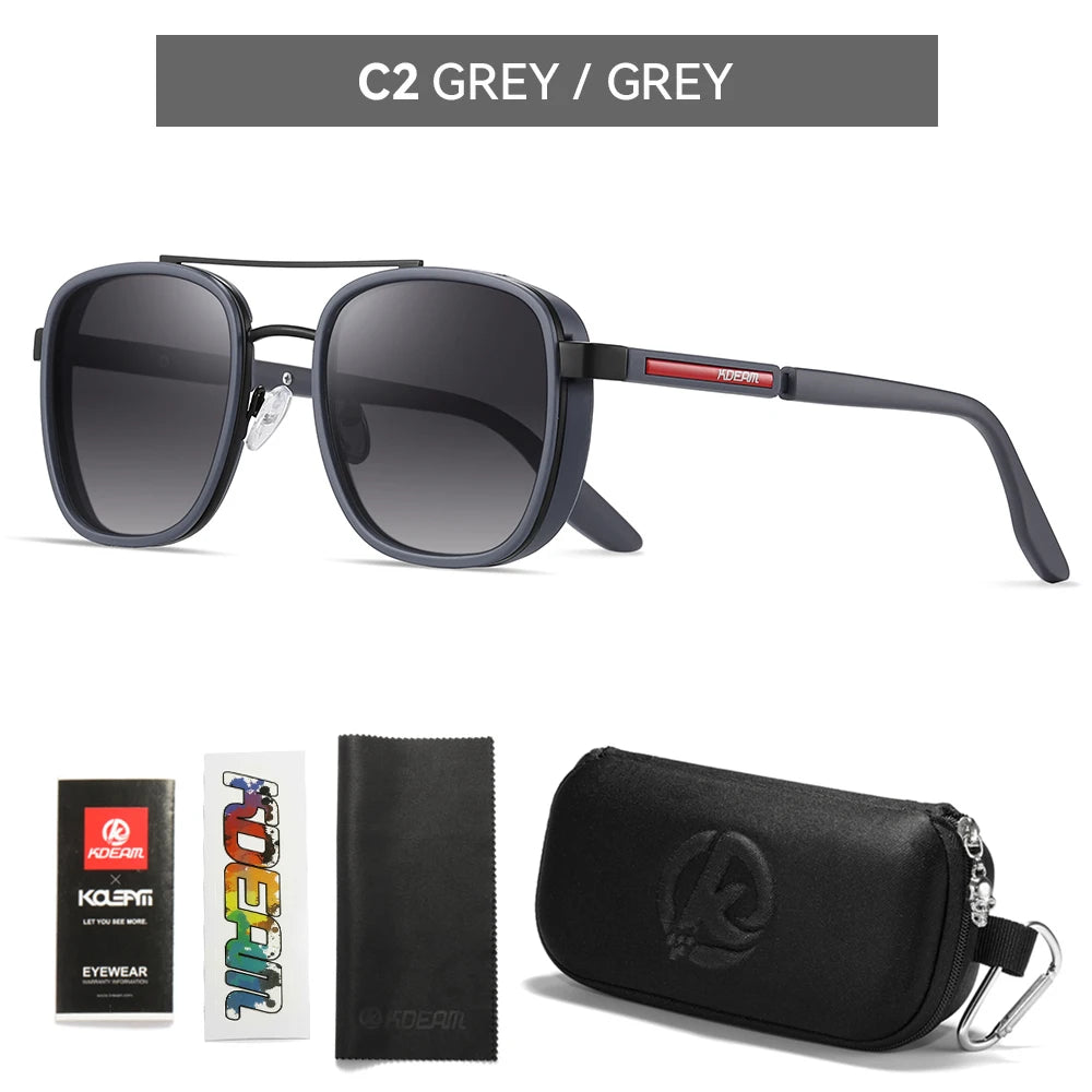 KDEAM Full-Rim Polarized Sunglasses For Men Crafted From High-Quality TR90 Sunglasses Fishing And Driving