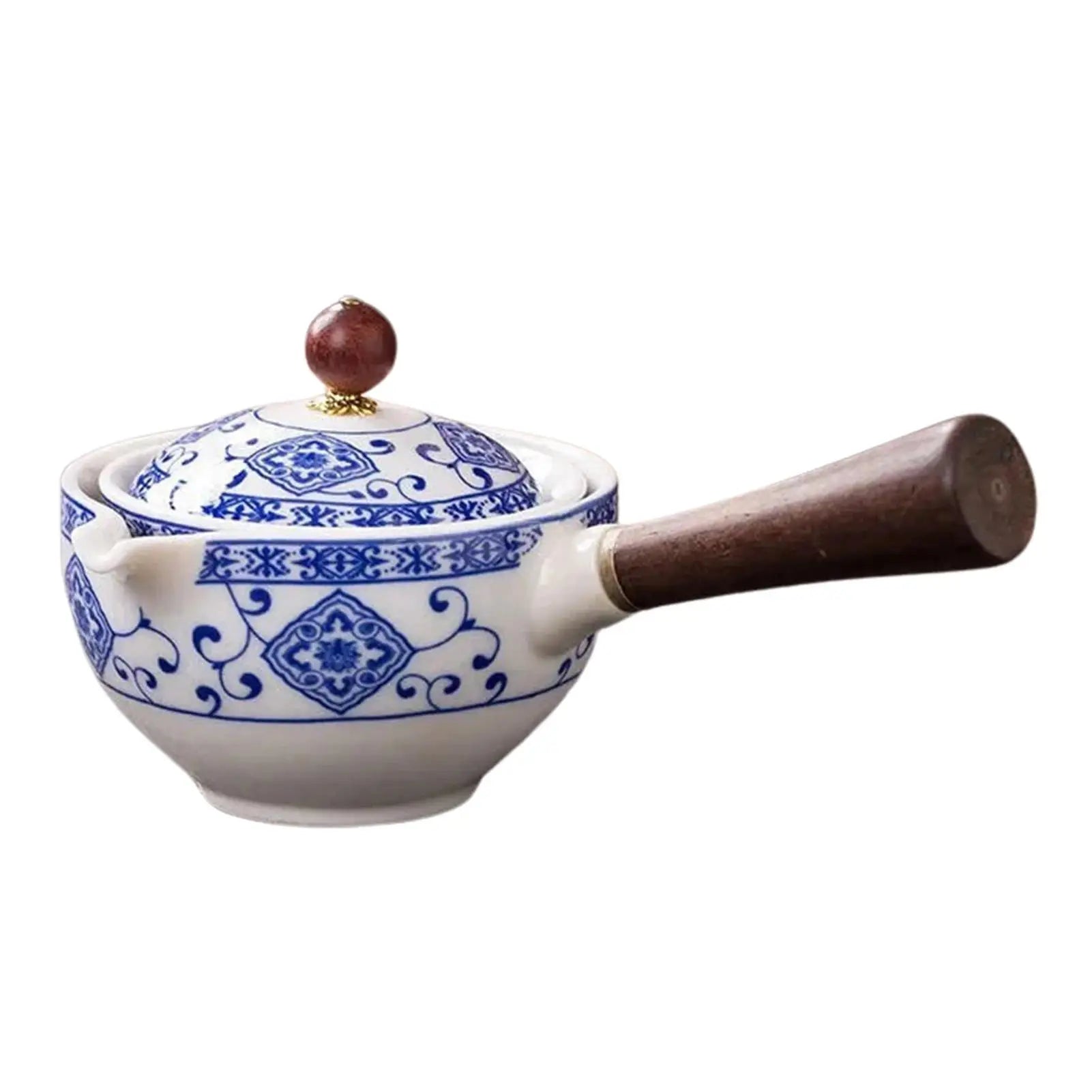 Automatic Rotating Ceramic Teapot - Kung Fu Tea Set
