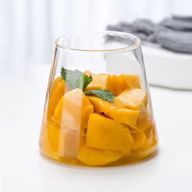 Creative Glass Glass Household High Borosilicate Whiskey Glass Single Layer Transparent Glass Juice Drink Cup Drinking Cup