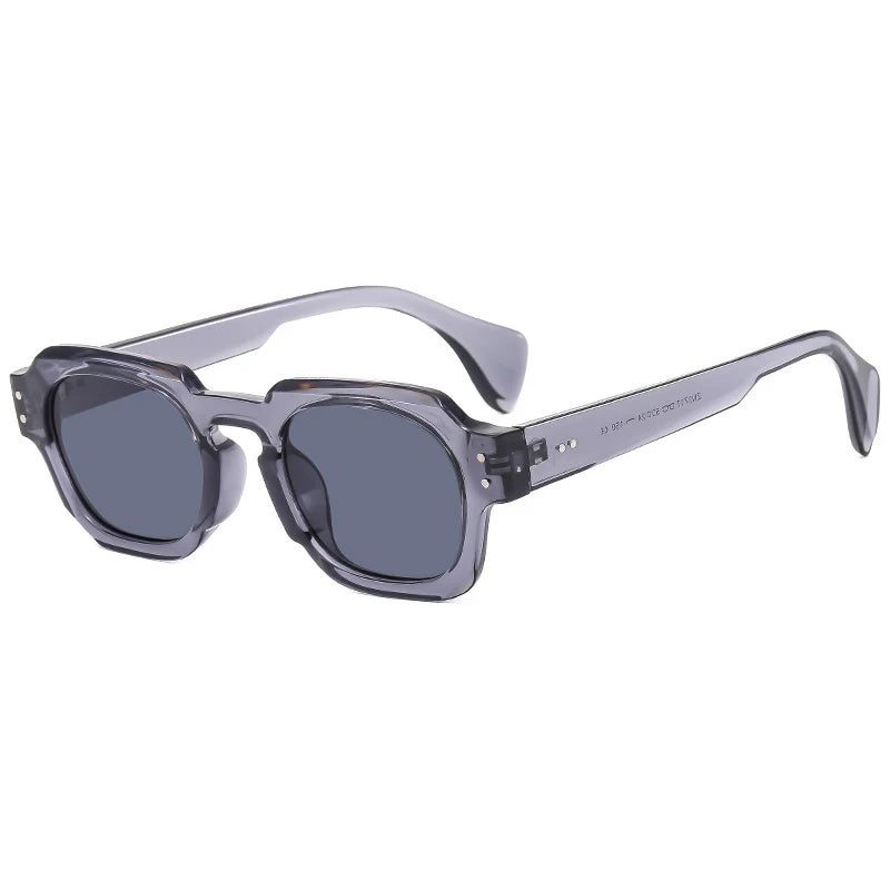 2025 Fashion Small Square Rivets Sunglasses Women Thick Frame Travel Sun Glasses Men's Ladies Sun Shades UV400 Unisex Eyewears