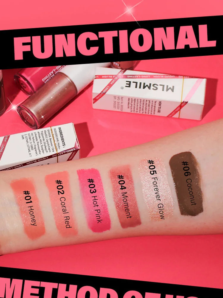 Liquid Blush & Eyeshadow Cream - 6 Colors