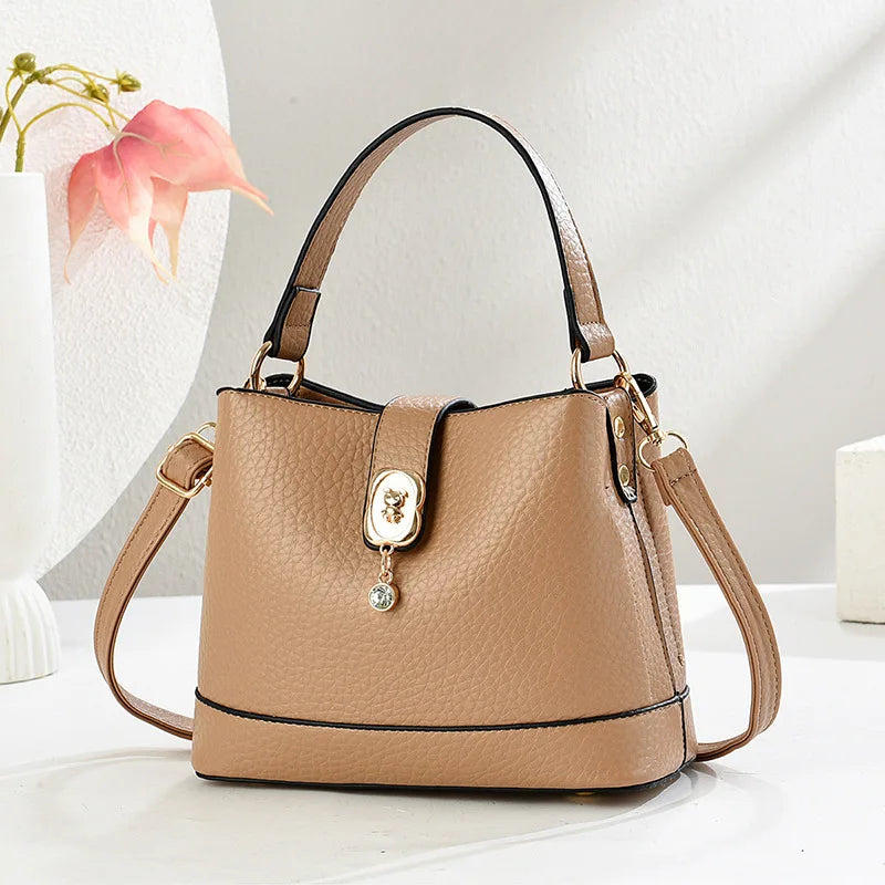 Women's 2025 Designer Travel Bag - High Quality Crossbody Shoulder Bag with Hairball Charm