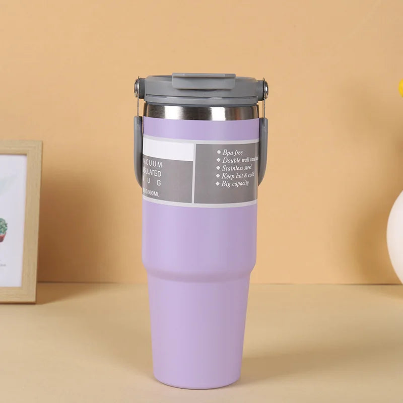 30oz Insulated Tumbler with Straw