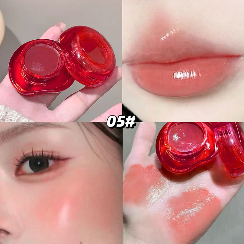 Gege Bear Gel Cream Blush & Lipstick - Dual-Purpose Brightening Moisturizer