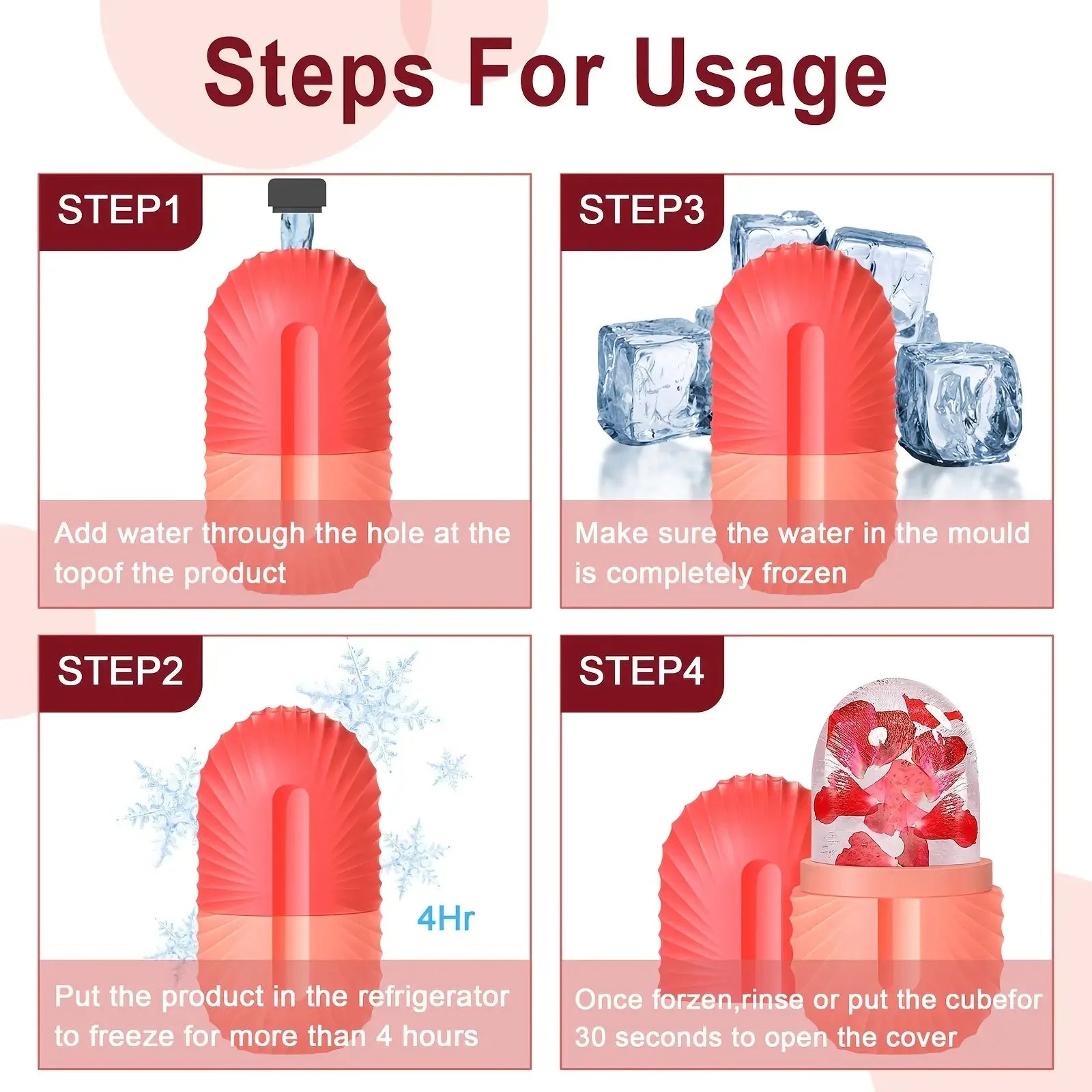1/2/3pcs Ice Face Roller Facial Ice Roller Set,Facial Massage Roller Tool,Silicone Ice Face Roller,Gua Sha Board Skincare Tool