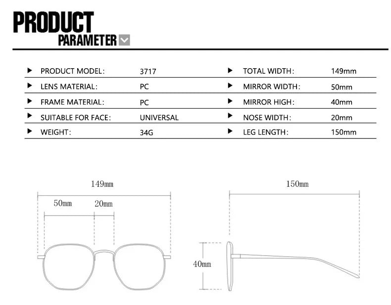 2025 Fashion Small Square Rivets Sunglasses Women Thick Frame Travel Sun Glasses Men's Ladies Sun Shades UV400 Unisex Eyewears